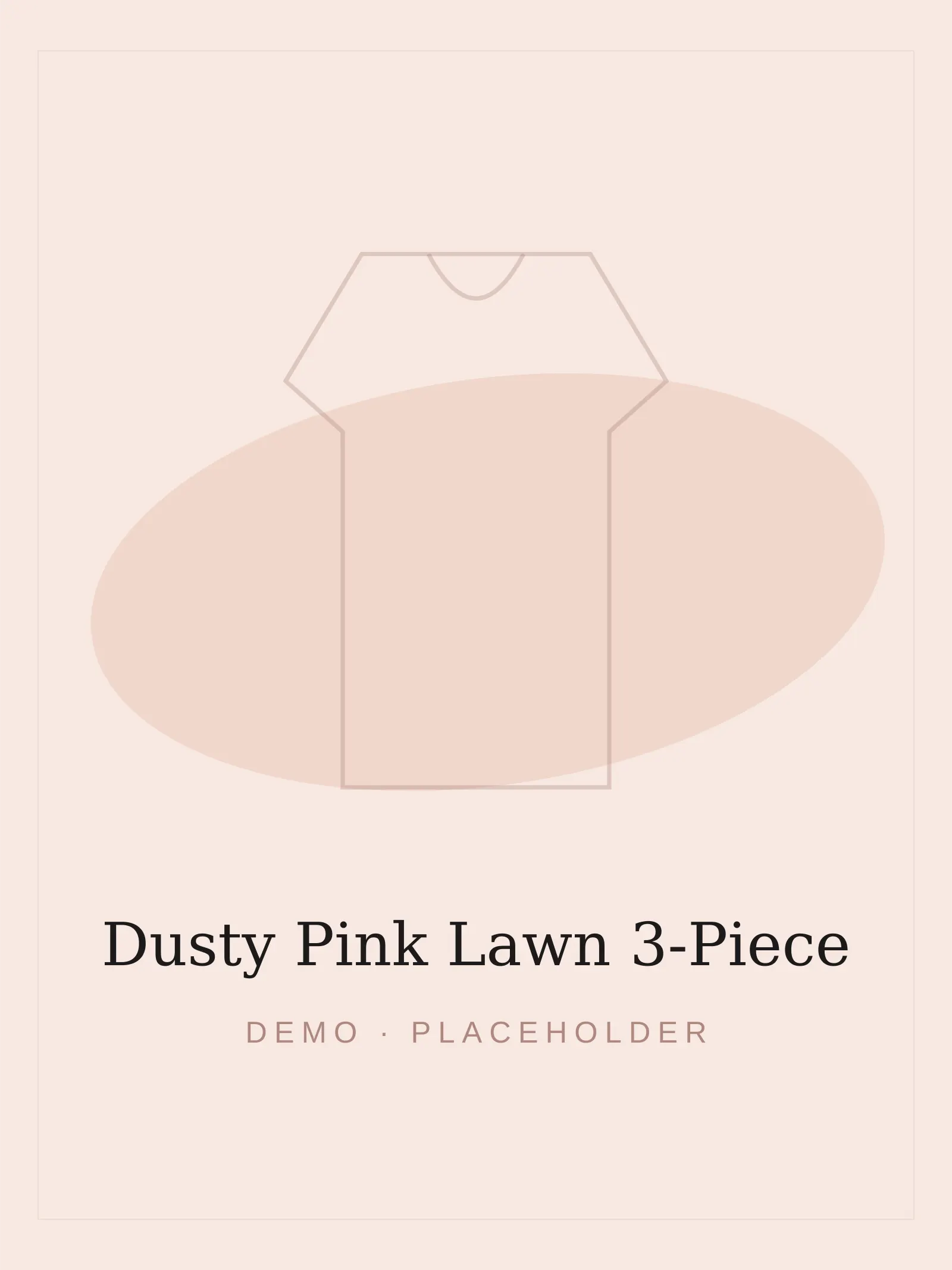 Dusty Pink Lawn 3-Piece