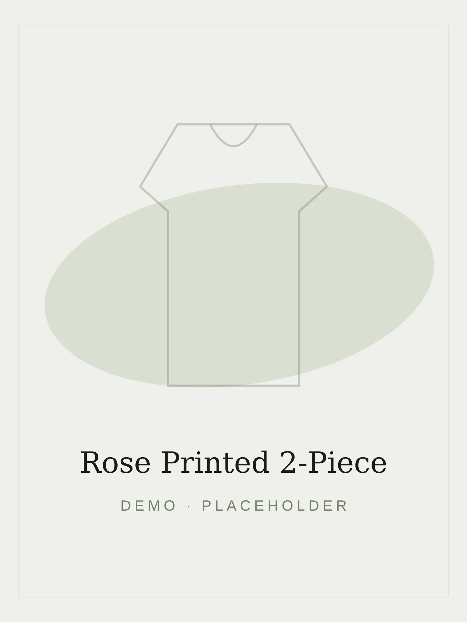 Rose Printed 2-Piece