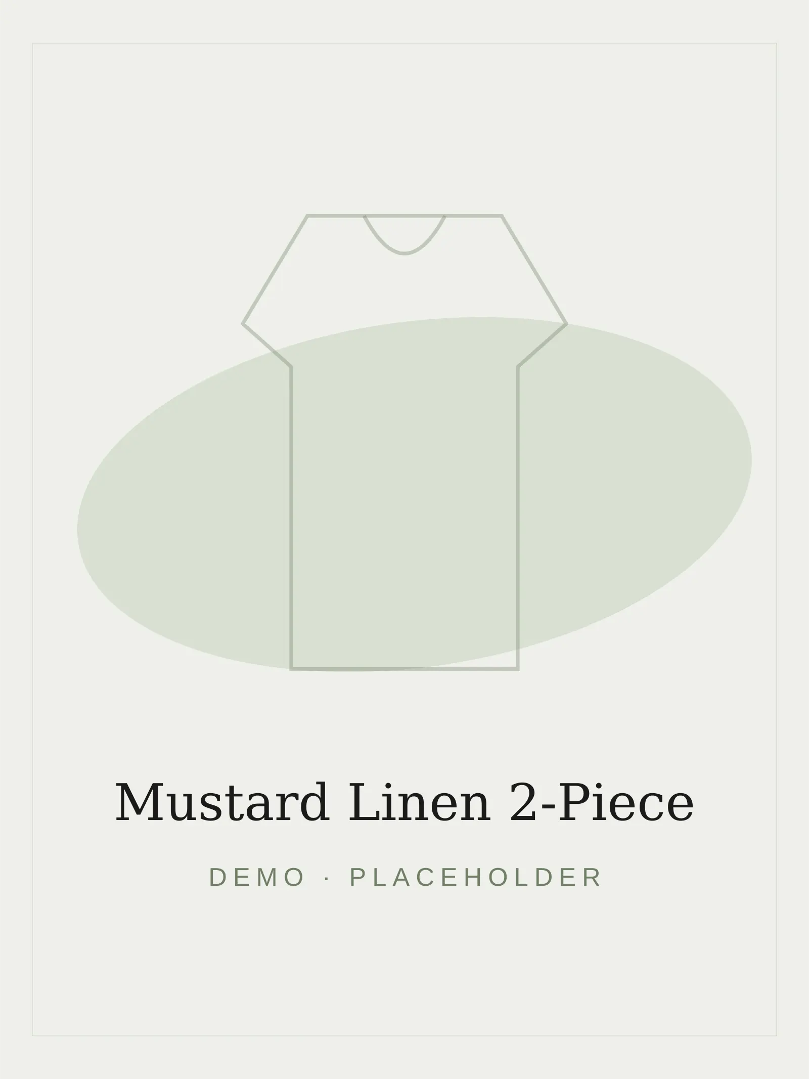 Mustard Linen 2-Piece