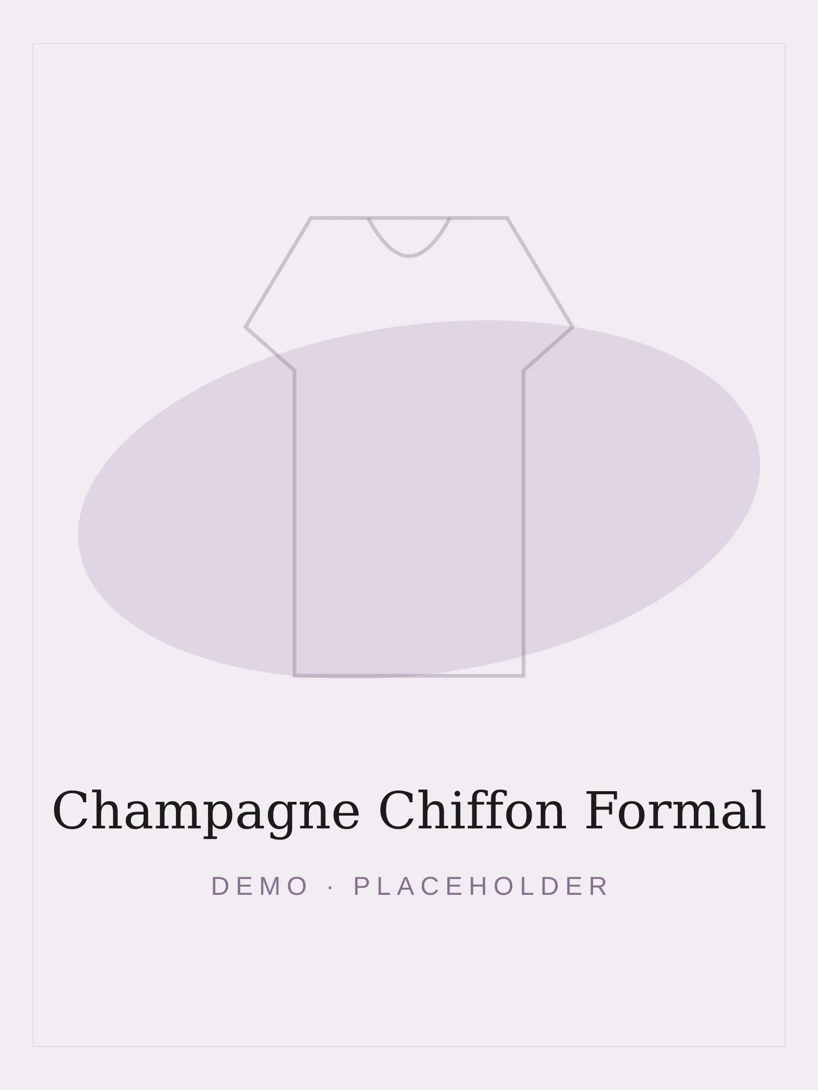 Champagne Chiffon Formal